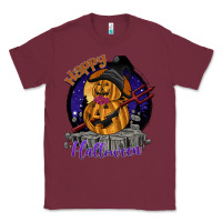 Burgundy Happy Halloween Classic Tee - SublimationCraftShop
