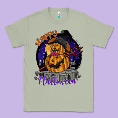 Happy Halloween Classic Tee Designed By Sublimationcraftshop