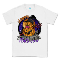 White Happy Halloween Classic Tee - SublimationCraftShop