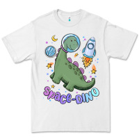 White space dino Premium Tee - MaliasSmallBusiness