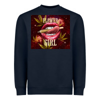 Navy flower girl Heavyweight Sweatshirt - TumblerDesignByShophia