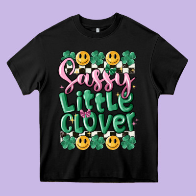 Sassy Little Glover Heavy Core Tee Designed By Maliassmallbusiness