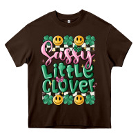 Chocolate Brown sassy little glover Heavy Core Tee - MaliasSmallBusiness