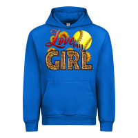Cobalt Love My Girl Softball Urban Hoodie - LillyAllenDesigns