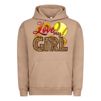 Pigment Burro Love My Girl Softball Urban Hoodie - LillyAllenDesigns