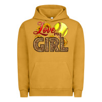 Pigment Peanut Butter Love My Girl Softball Urban Hoodie - LillyAllenDesigns