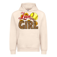 Sandshell Love My Girl Softball Urban Hoodie - LillyAllenDesigns