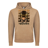 Vintage Coffee melanin afro messy bun Vintage Hoodie - Artiststas