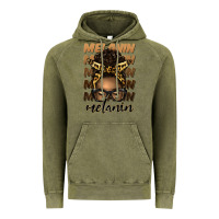 Vintage Olive melanin afro messy bun Vintage Hoodie - Artiststas