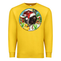 Lemon Baby pig Premium Sweatshirt - FaDigitalArtStudio
