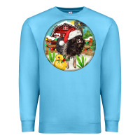 Ocean Blue Baby pig Premium Sweatshirt - FaDigitalArtStudio