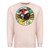 Pale Pink Baby pig Premium Sweatshirt - FaDigitalArtStudio