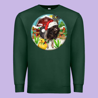 Baby Pig Premium Sweatshirt Designed By Fadigitalartstudio