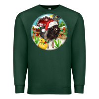 Sports Green Baby pig Premium Sweatshirt - FaDigitalArtStudio