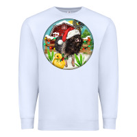 White Baby pig Premium Sweatshirt - FaDigitalArtStudio