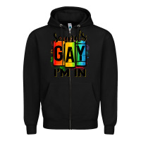 Black sounds gay i'm in Zipper Hoodie - OliviaCreatesArt