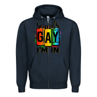 Navy sounds gay i'm in Zipper Hoodie - OliviaCreatesArt
