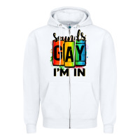 White sounds gay i'm in Zipper Hoodie - OliviaCreatesArt