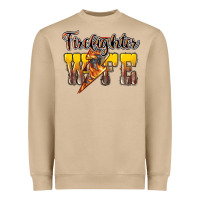 Mushroom Firefighter wife lightning bolt Heavyweight Sweatshirt - HowdyJamesFarm