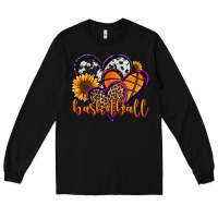 Black basketball hearts Long Sleeve Tee - Jasminsmagicworld