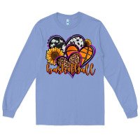 Colony Blue basketball hearts Long Sleeve Tee - Jasminsmagicworld