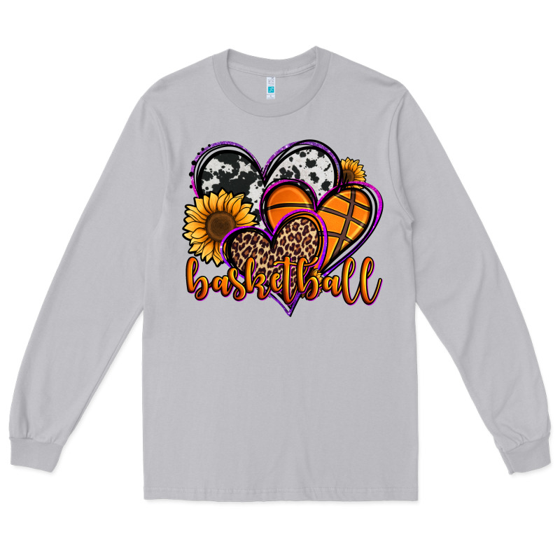 Basketball Hearts Long Sleeve Tee by Jasminsmagicworld | Teevron