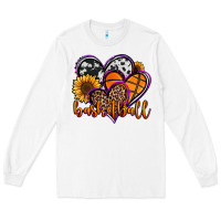 White basketball hearts Long Sleeve Tee - Jasminsmagicworld