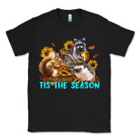 Black Fall Tis The Season Animals Classic Tee - LillyAllenDesigns