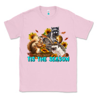 Bubblegum Pink Fall Tis The Season Animals Classic Tee - LillyAllenDesigns