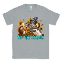 Heather Grey Fall Tis The Season Animals Classic Tee - LillyAllenDesigns