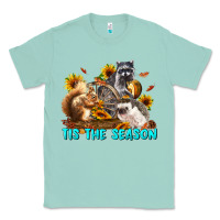 Seafoam Fall Tis The Season Animals Classic Tee - LillyAllenDesigns