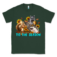 Sports Green Fall Tis The Season Animals Classic Tee - LillyAllenDesigns