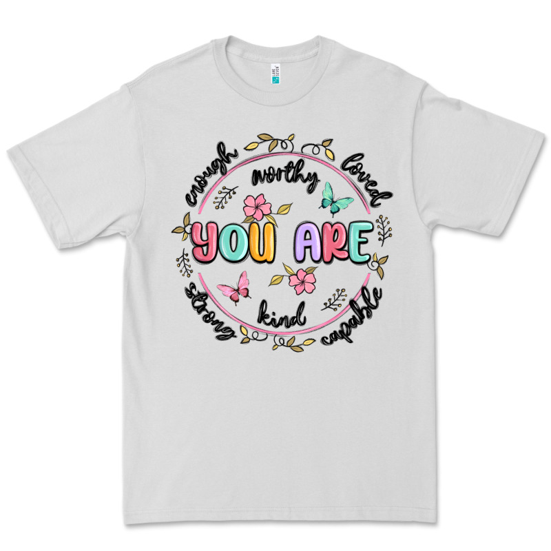 You Are Enough Premium Tee by MaliasSmallBusiness | Teevron