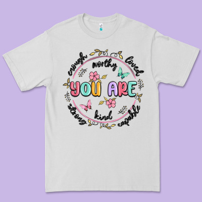 You Are Enough Premium Tee Designed By Maliassmallbusiness