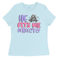 Baby Blue he fits me perfectly Ladies Tee - MaliasSmallBusiness