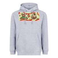 Heather Grey just a girl who loves christmas Heavyweight Hoodie - BundleAndBundleShop