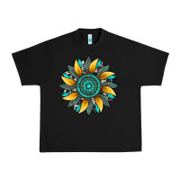 Black sunflower gemstone leopard Urban Heavy Tee - Artiststas