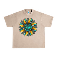 French Oak sunflower gemstone leopard Urban Heavy Tee - Artiststas