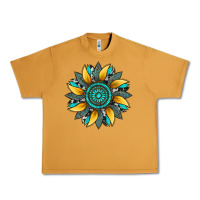 Peanut Butter sunflower gemstone leopard Urban Heavy Tee - Artiststas