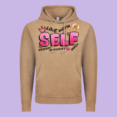 Self Love Vintage Hoodie Designed By Artiststas
