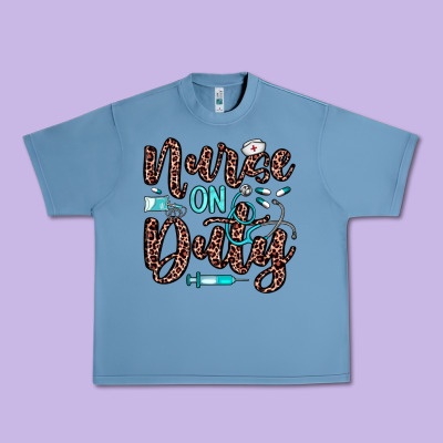 Nurse On Duty Urban Heavy Tee Designed By Jahusdesignshop