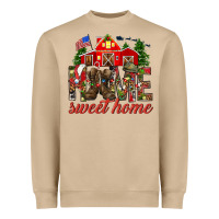 Mushroom Army Christmas Home Sweet Home Heavyweight Sweatshirt - HowdyJamesFarm