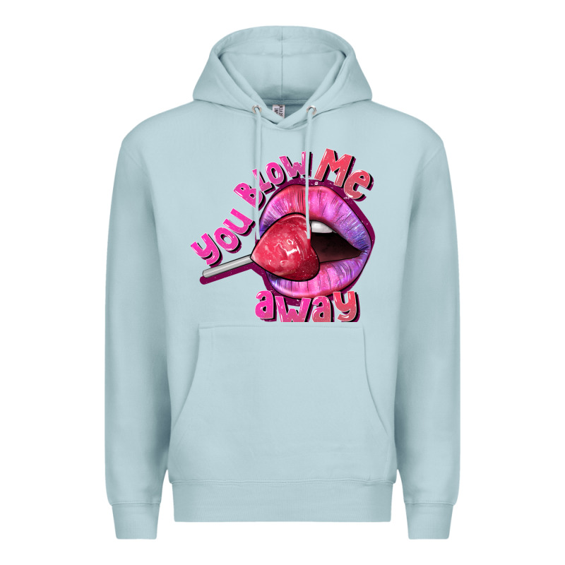 You Blow Me Away Valentine's Day Premium Hoodie by FaDigitalArtStudio | Teevron