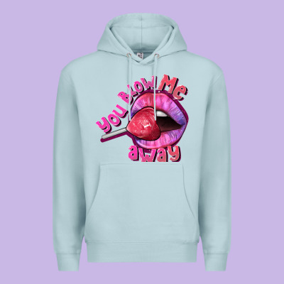 You Blow Me Away Valentine's Day Premium Hoodie Designed By Fadigitalartstudio
