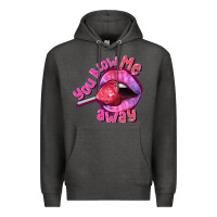 Charcoal Heather You blow me away Valentine's Day Premium Hoodie - FaDigitalArtStudio
