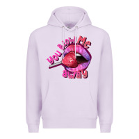 Lilac You blow me away Valentine's Day Premium Hoodie - FaDigitalArtStudio