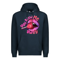 Navy You blow me away Valentine's Day Premium Hoodie - FaDigitalArtStudio