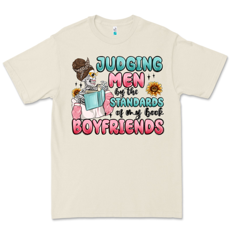Judging Men By The Standards Of My Book Boyfriends Premium Tee by MaliasSmallBusiness | Teevron