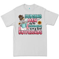 Dove Grey judging men by the standards of my book boyfriends Premium Tee - MaliasSmallBusiness