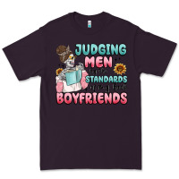 Plum judging men by the standards of my book boyfriends Premium Tee - MaliasSmallBusiness